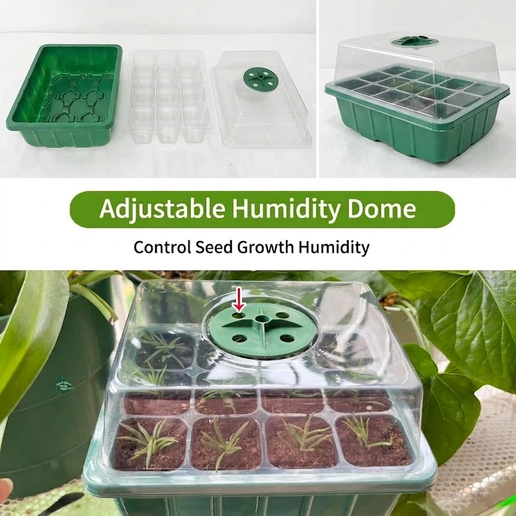 植物育成ライトキット付き種まきトレイには、高さのある苗育成ト - Vertical Planter のレビューと価格