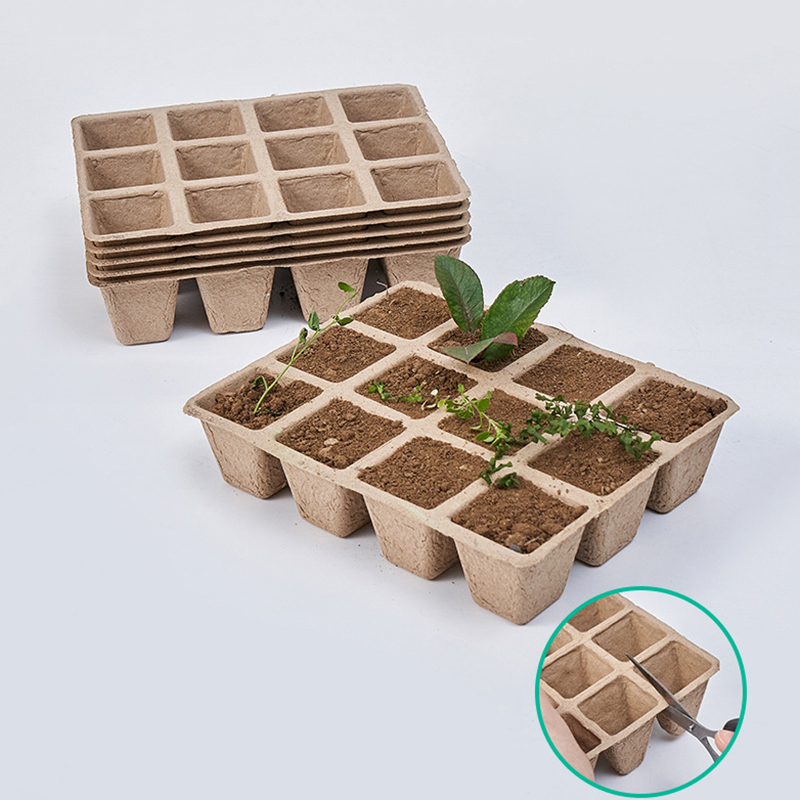 生分解性ガーデニングサイイングトレイ、植木鉢、種子プランター - Vertical Planter のレビューと価格