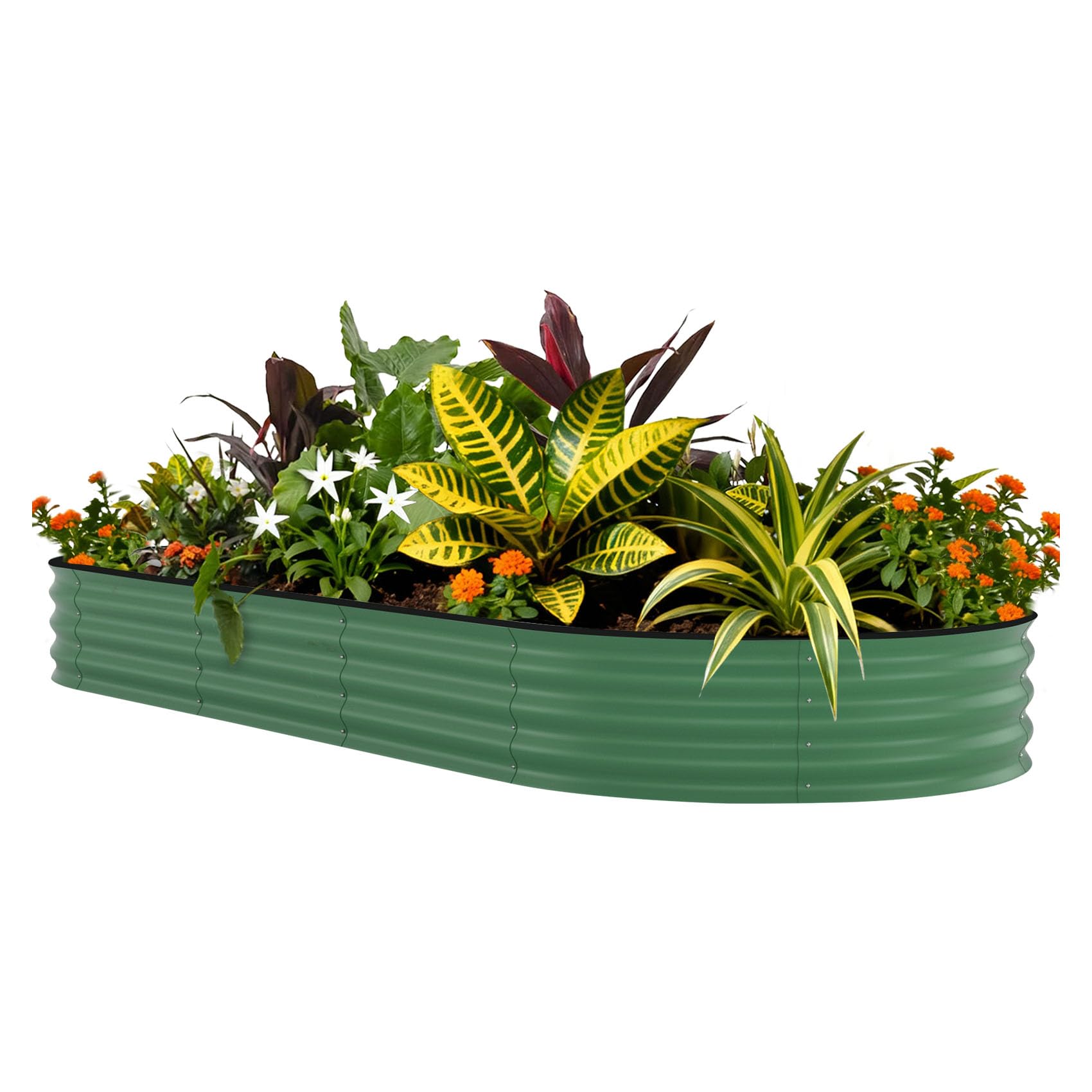 8x4x1.5フィートの亜鉛メッキ仕上げの高床式菜園 - 高 - Raised Garden Bed のレビューと価格