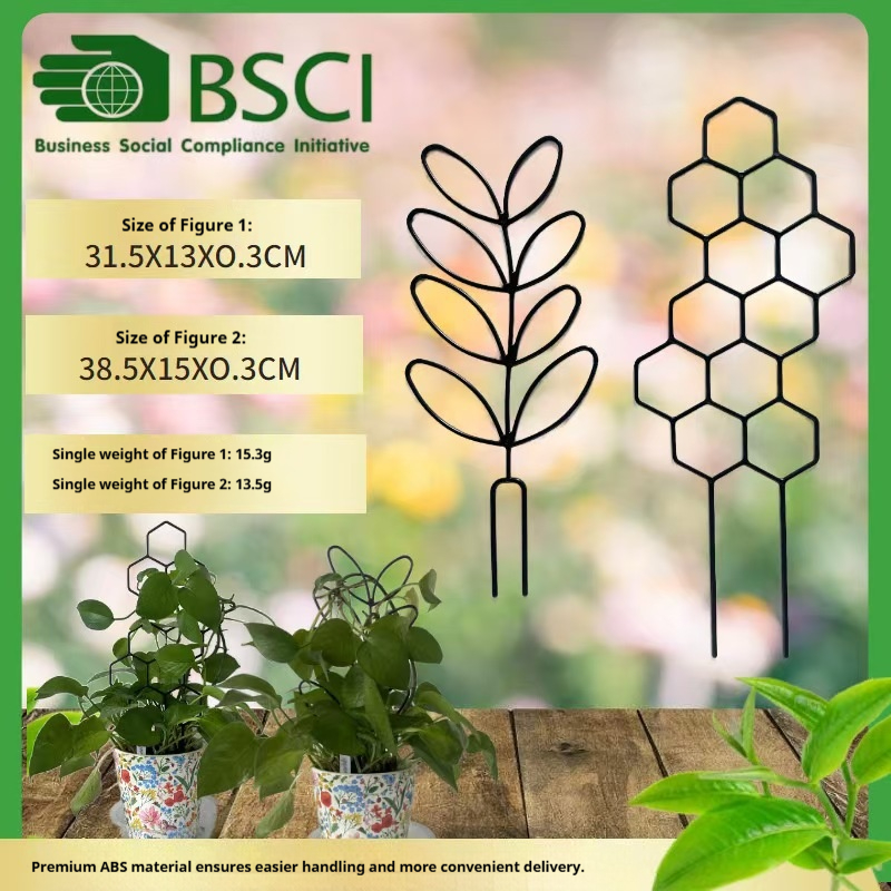1PC ハニカムデザイン植物トレリス、鉢植えのつるや花用の防 - Indoor Herb Garden のレビューと価格