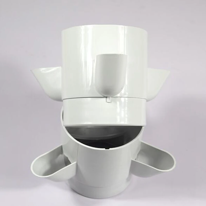 水耕栽培タワー、2段式、6つの穴を備えた垂直型ガーデンシステ - Hydroponic Kit のレビューと価格