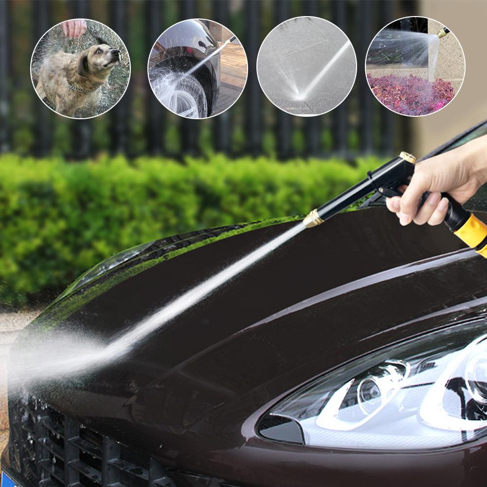 高圧洗車水鉄砲 調整可能なスプレーノズル ホースキット 庭の - Trowel Garden Tools のレビューと価格