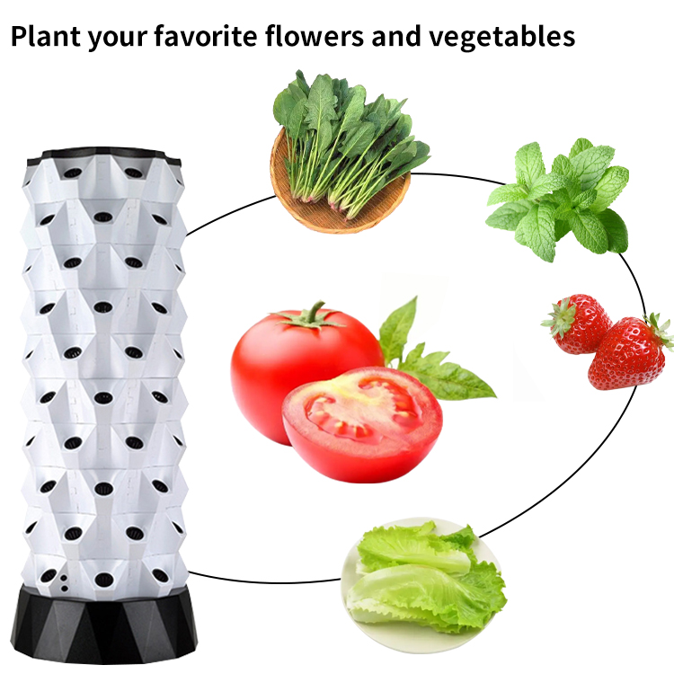 スマートファーム水耕栽培キット自動給水垂直庭園室内園芸システ - Hydroponic Kit のレビューと価格