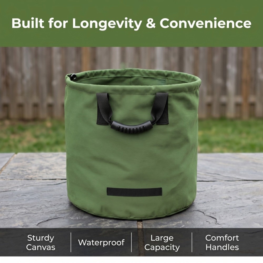 耐久性のあるポータブルガーデンバッグ、防水キャンバス芝生バッ - Grow Bag のレビューと価格