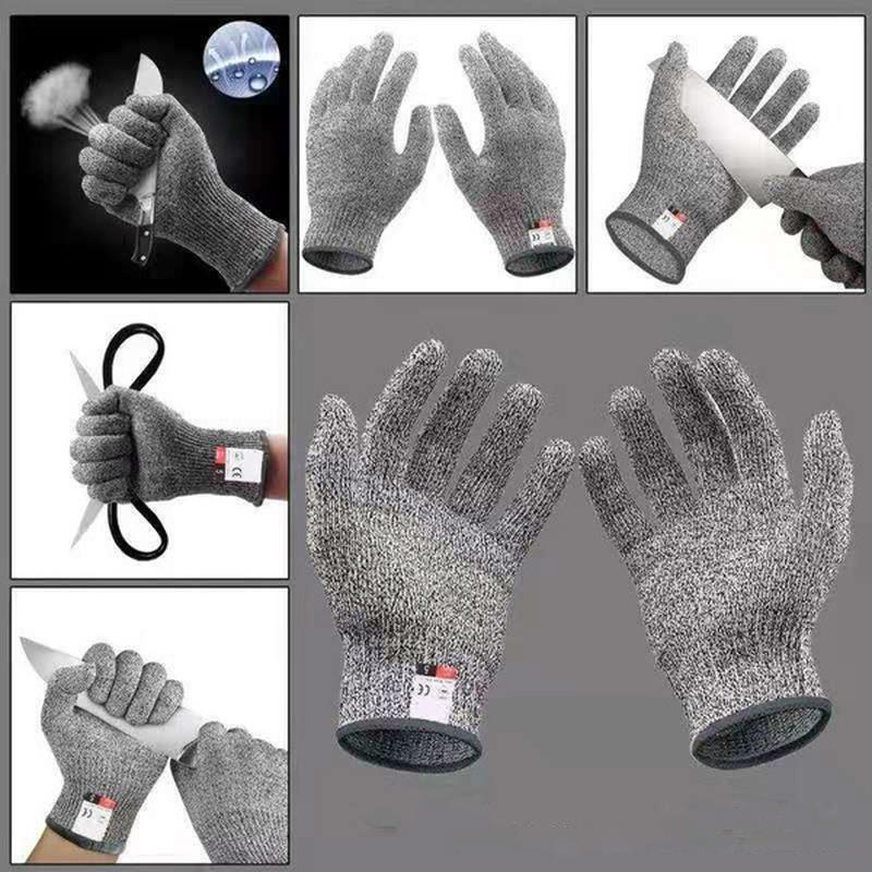 HPPE レベル 5 安全アンチカット手袋高強度産業キッチン - Garden Gloves のレビューと価格