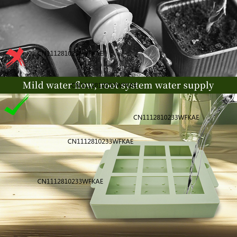 新モデル、屋外中庭用種まきトレイ、九宮格バルコニー植物鉢植え - Seed Starter Tray のレビューと価格