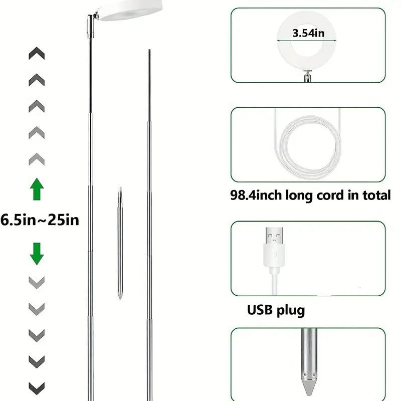 LED 成長ライト フルスペクトル植物ランプ 調節可能な調光 - Hydroponic Kit のレビューと価格
