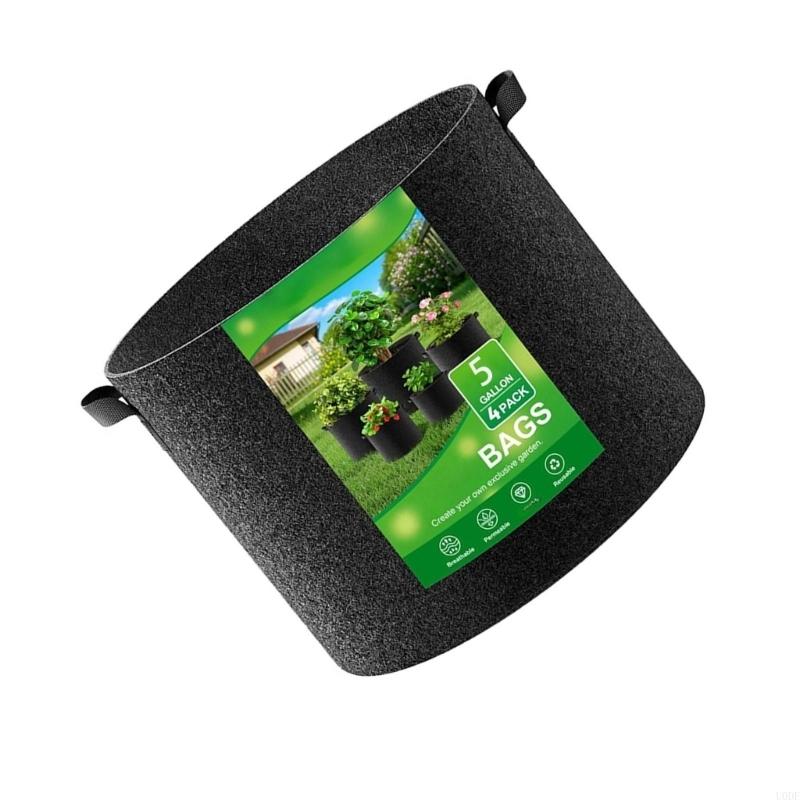 プレミアムファブリック植栽バッグ厚みのある素材ガーデニングポ - Grow Bag のレビューと価格