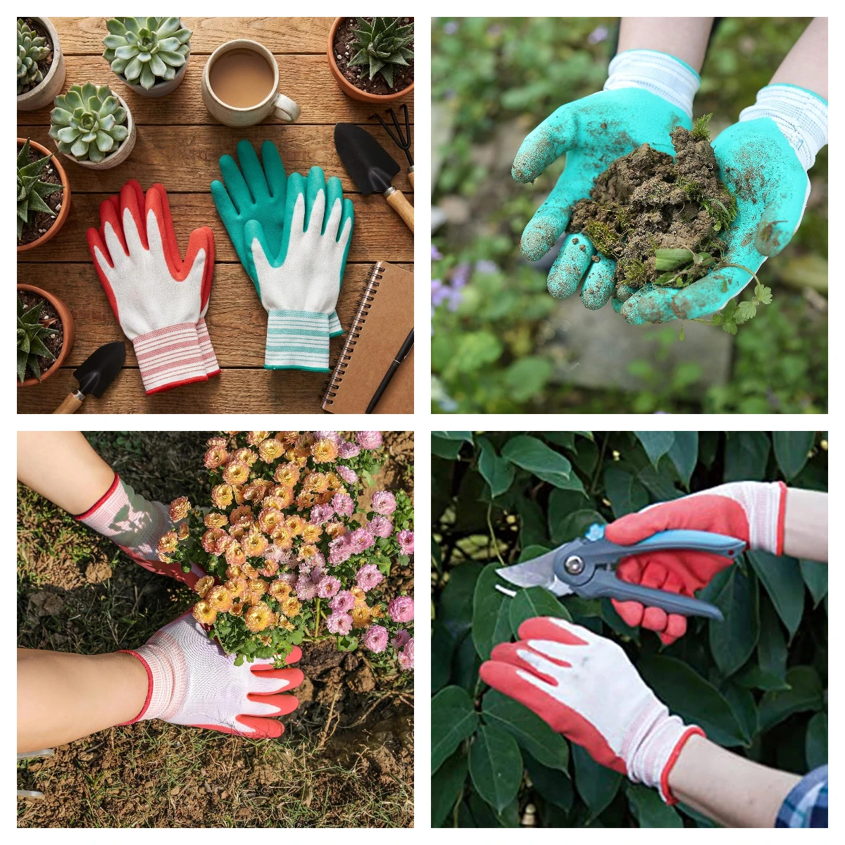 ガーデニンググローブ 女性用 男性用 レディース 通気性のあ - Garden Gloves のレビューと価格