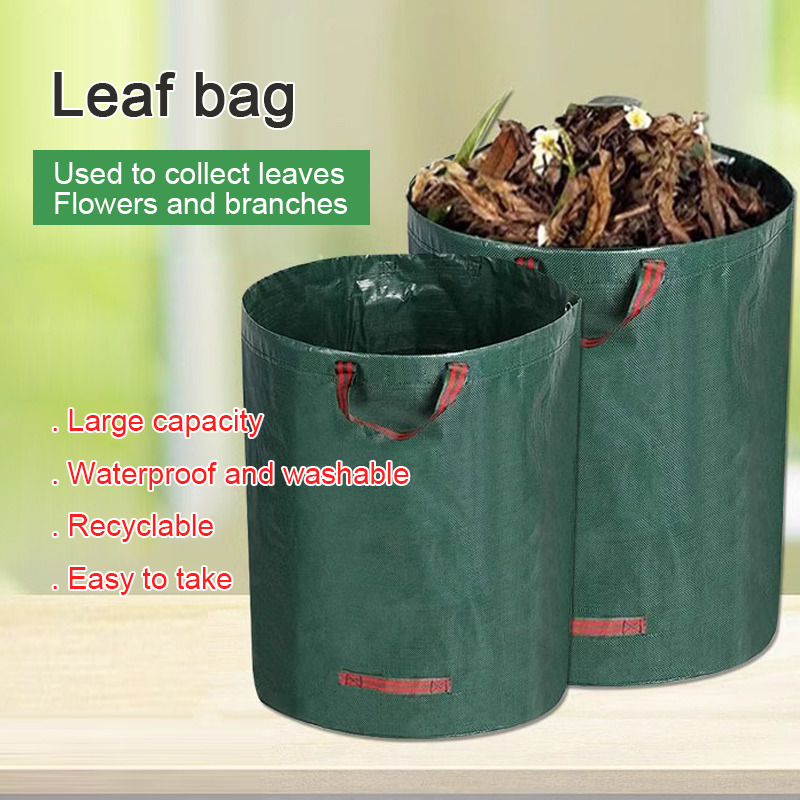大容量ガーデンリーフバッグ枝や落ち葉収集バッグダークグリーン - Grow Bag のレビューと価格