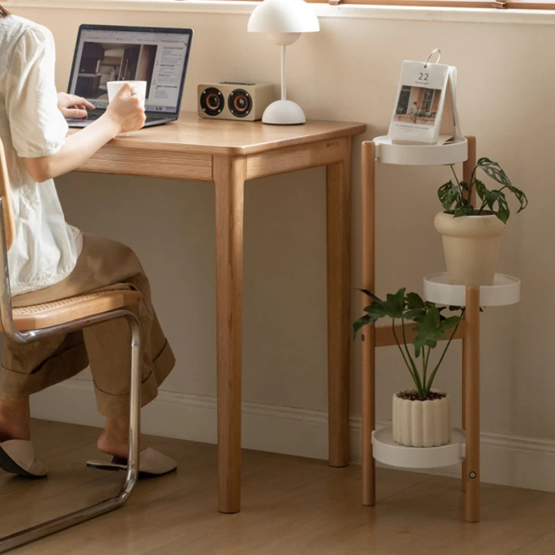 無垢材の段付きプラントスタンド 三角補強フラワーシェルフ 多 - Indoor Herb Garden のレビューと価格