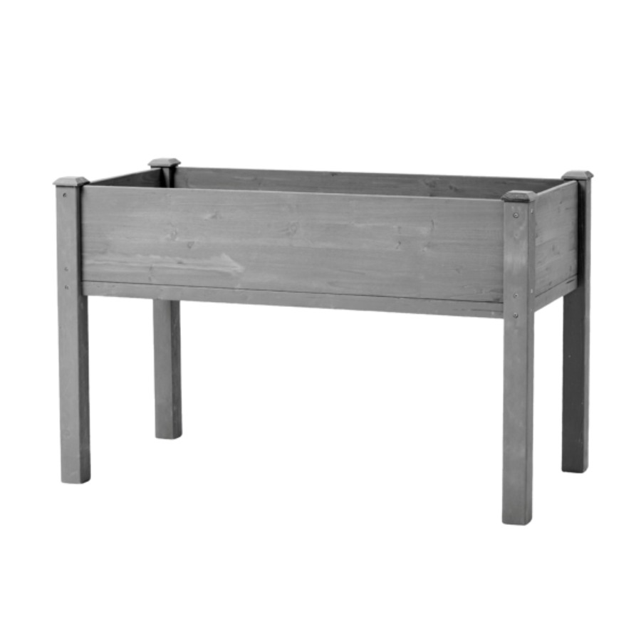 脚付きの高さ48インチ×幅24インチ×奥行き30インチのプラ - Raised Garden Bed のレビューと価格