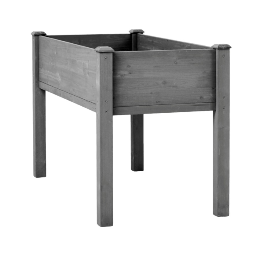 脚付きの高さ48インチ×幅24インチ×奥行き30インチのプラ - Raised Garden Bed のレビューと価格