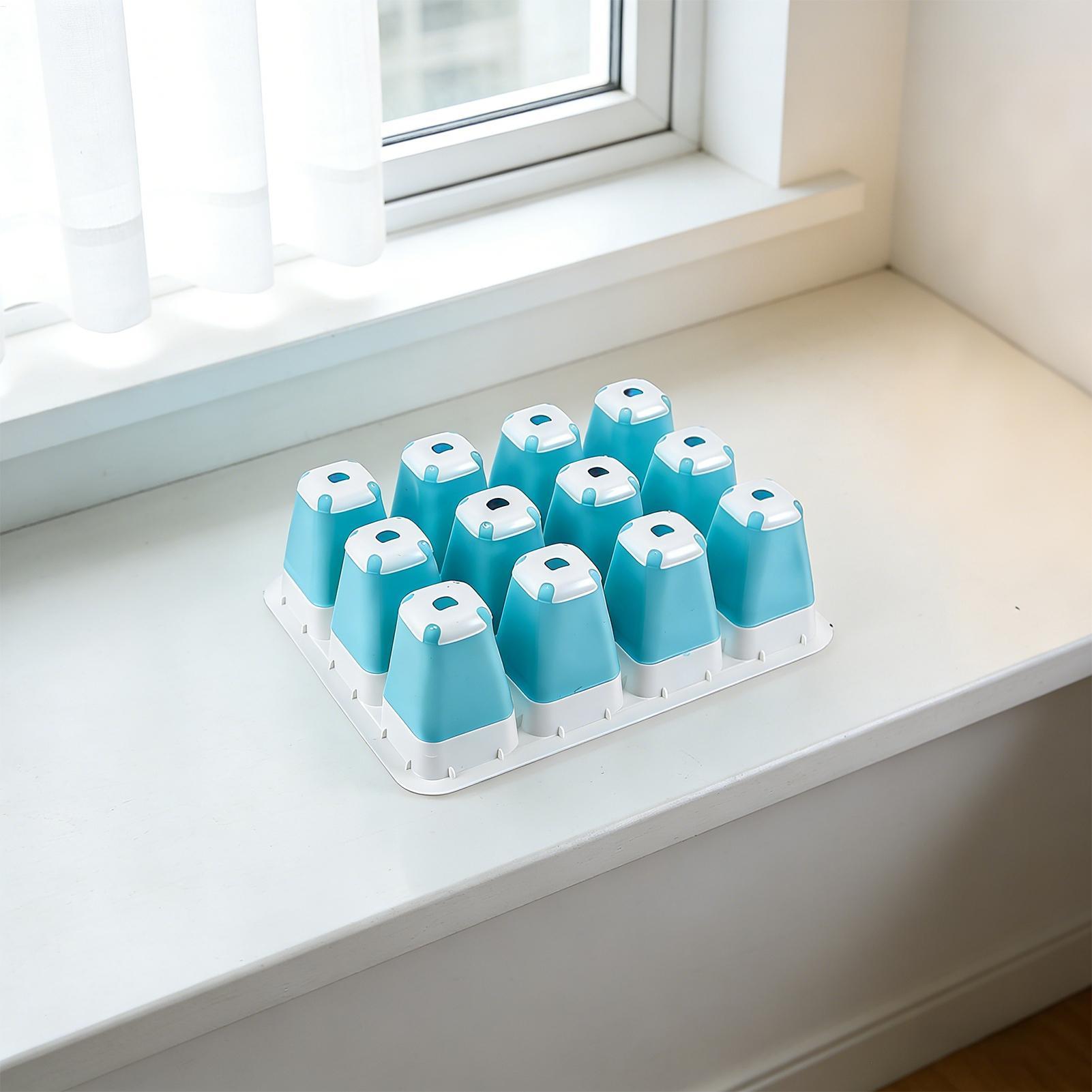 5パックシリコン製種まきトレイ60セル再利用可能な苗発芽スク - Seed Starter Tray のレビューと価格