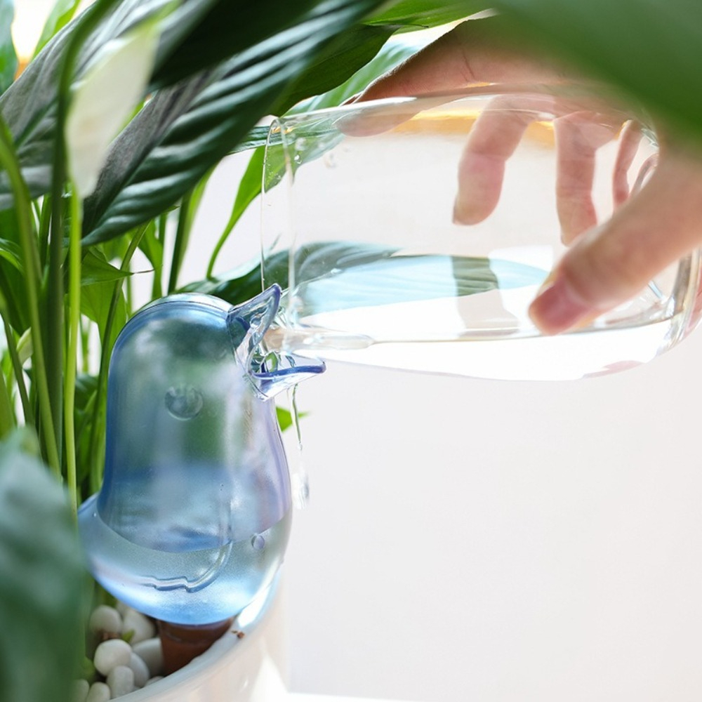 鳥型植物散水器 自動点滴灌漑 テラコッタ製 スローリリース  - Self Watering Planter のレビューと価格