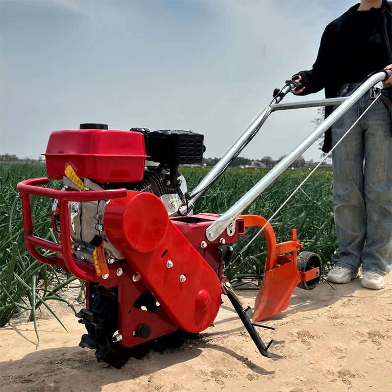 低床式の小型耕運機。ガソリンエンジンを搭載し、溝掘り、土盛り - Pruning Shears のレビューと価格