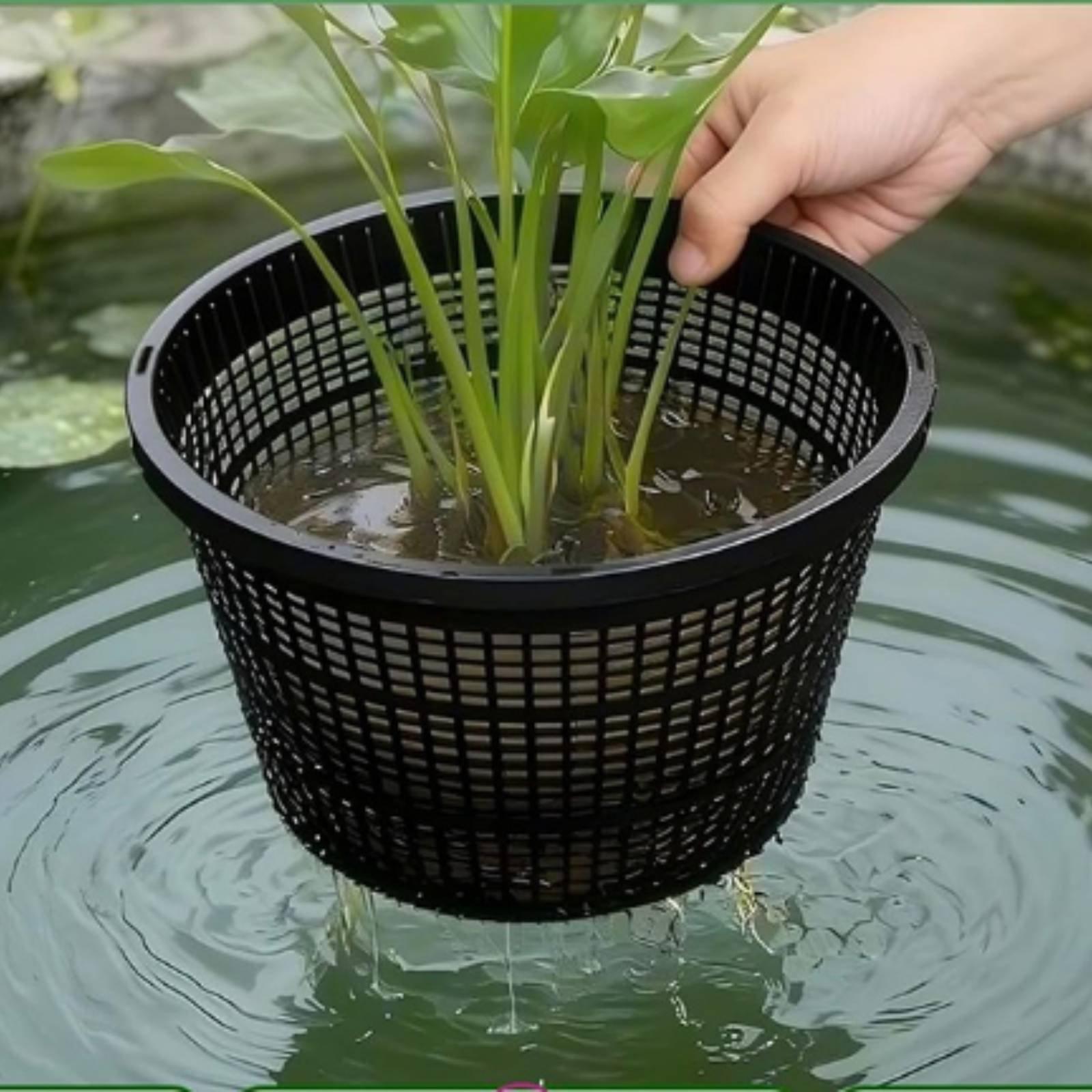水耕栽培プランター ワイドリムメッシュネットポット プラスチ - Plant Pot のレビューと価格