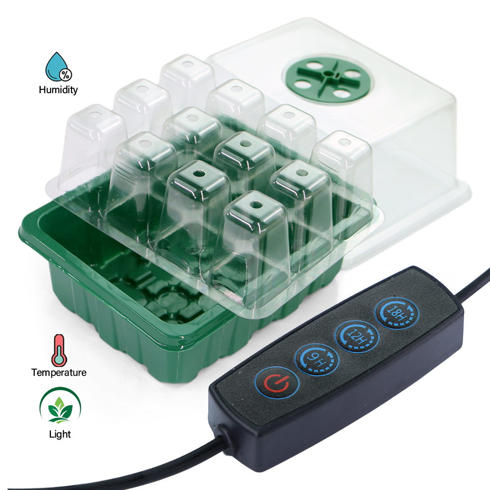 LED 保育園ポットと成長ライト植物種子スタータートレイ家庭 - Seed Starter Tray のレビューと価格
