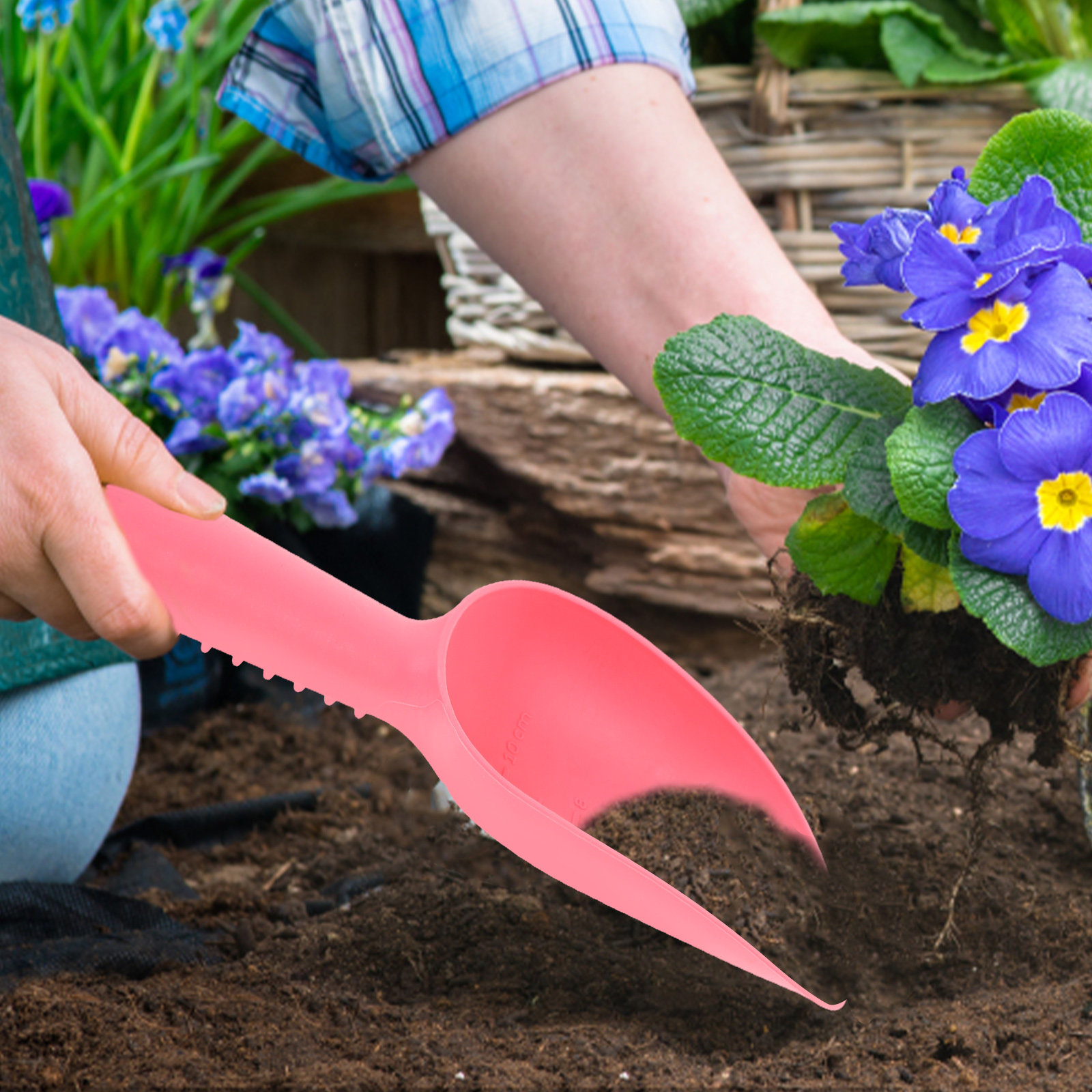 2個入り、プラスチック製ガーデンスコップ、手動式移植用スコッ - Trowel Garden Tools のレビューと価格