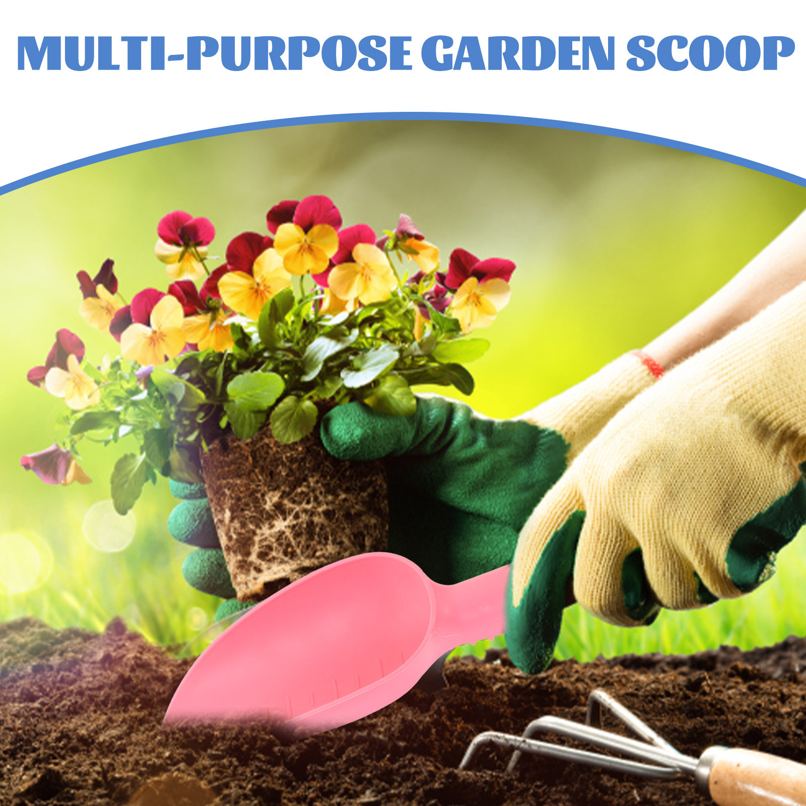 2個入り、プラスチック製ガーデンスコップ、手動式移植用スコッ - Trowel Garden Tools のレビューと価格
