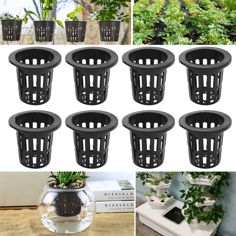 100個入り 2.36インチ ネットカップ スロット付きメッ - Plant Pot のレビューと価格