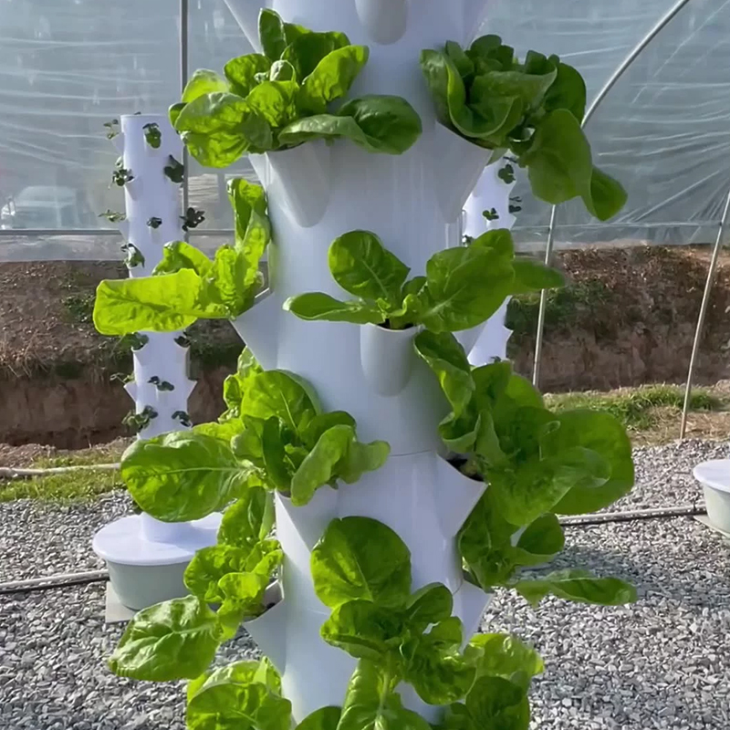 LED育成ライト付きスペースツリー垂直水耕タワーインテリジェ - Plant Pot のレビューと価格
