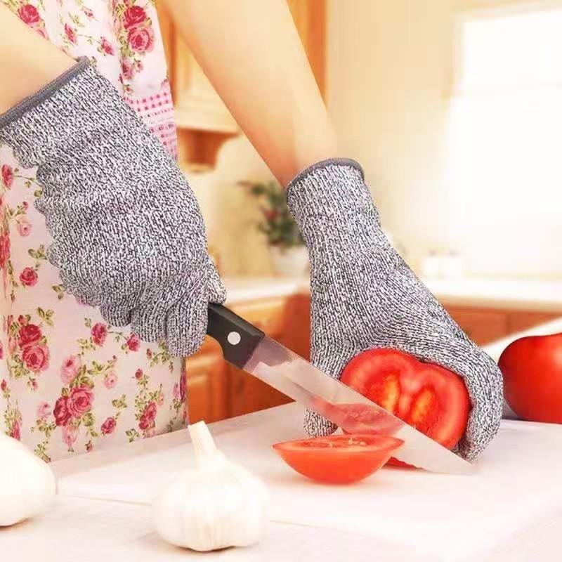 レベル 5 カットプルーフ刺しにくいワイヤー金属手袋キッチン - Garden Gloves のレビューと価格