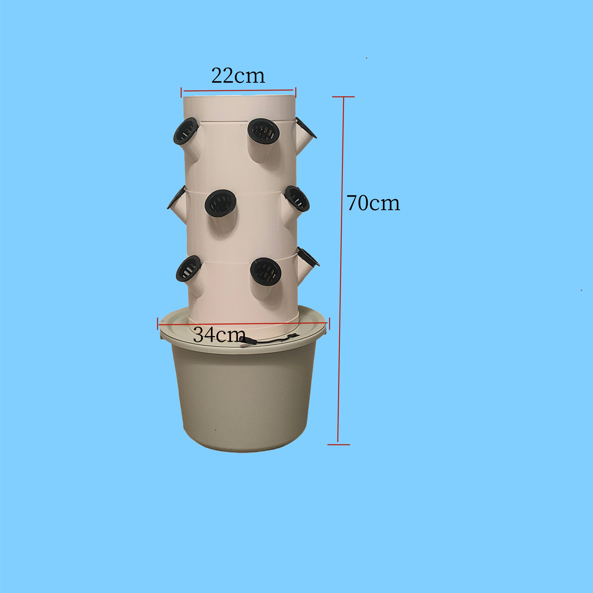 垂直型水耕栽培システム 3層15穴 室内ガーデンキット キッ - Indoor Herb Garden のレビューと価格