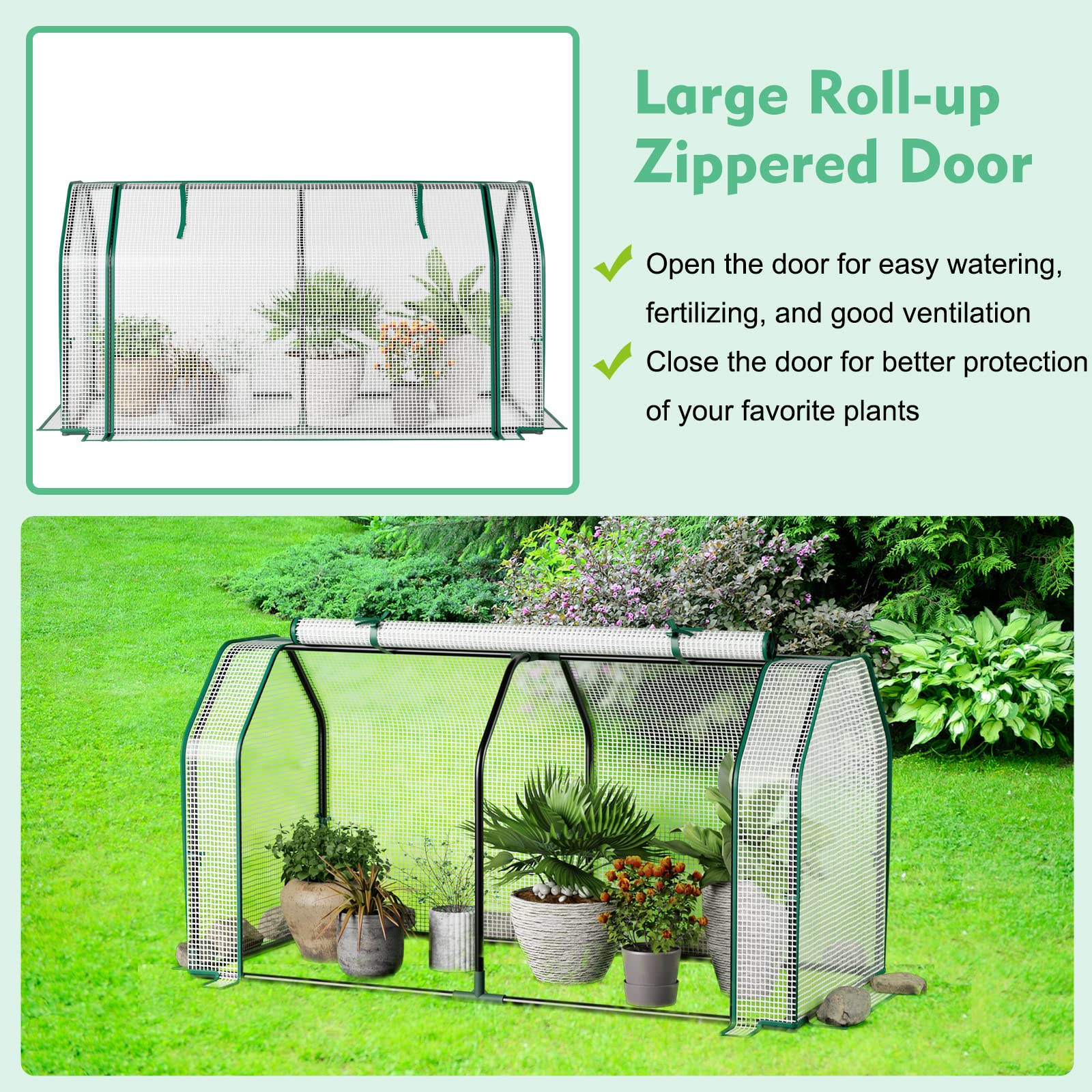 温室カバー付きの高床式菜園、高さのある木製プランター、サイズ - Raised Garden Bed のレビューと価格